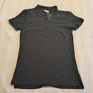 Active Basic women's size 2XL gray polo, fits very slim, check meas. NEW